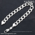 70724 fashion jewelry market silver color cheap cotton friendship bracelets for girls and boys